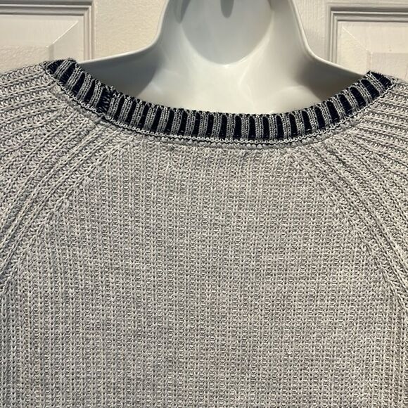 Rachel Zoe‎ Grey/Navy Crewneck Sweater Size Large - Picture 7 of 9
